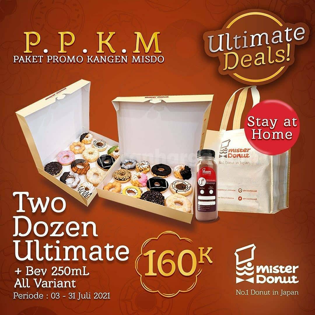 Mister Donut Promo PPKM (Paket Promo Kangen MISDO) 2