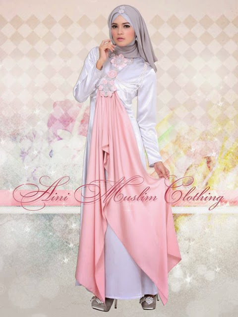 model baju gaun muslimah