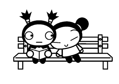 Postal Dia da Mãe Pucca - Pinta e Recorta!