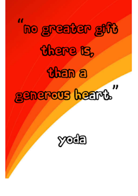 Quote of generos Heart