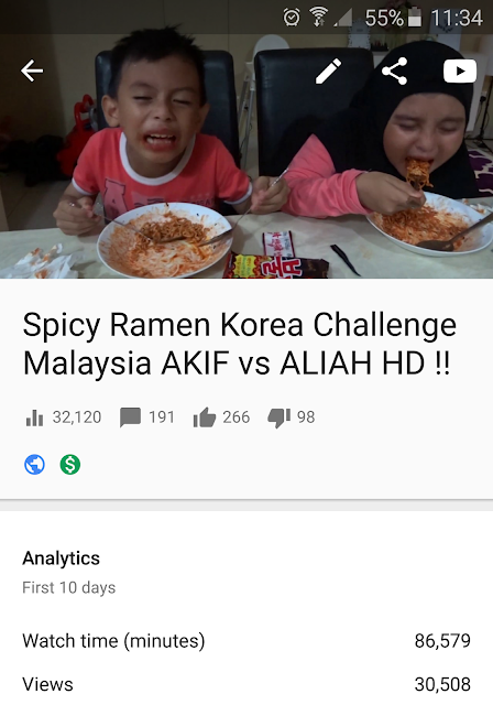 Spicy Ramen Korean Challenge Malaysia