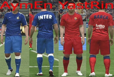 YastRin PES 2016 Barca Inter Pre Match 2017 Kitpack