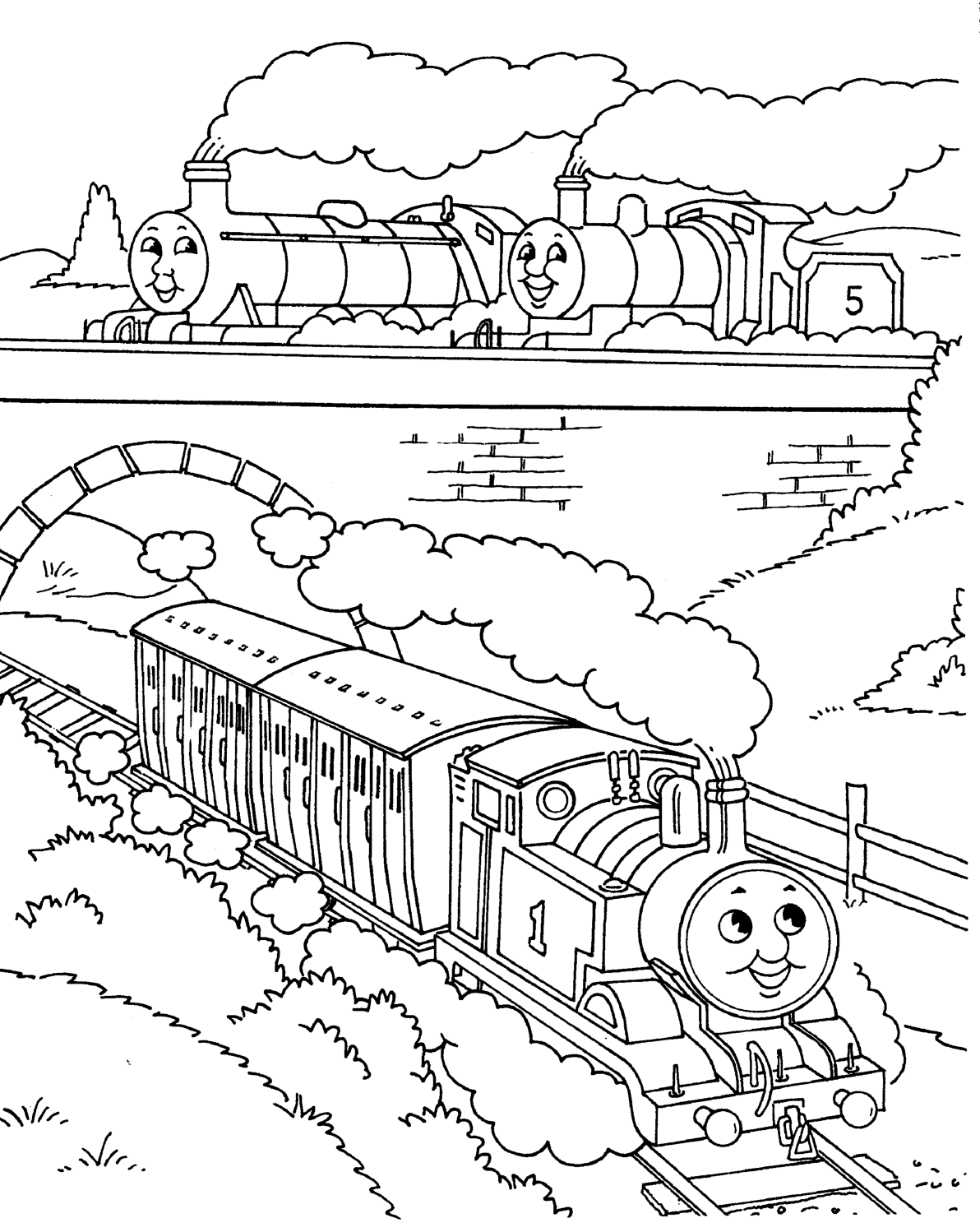 Thomas the train coloring pages  Coloring Pages