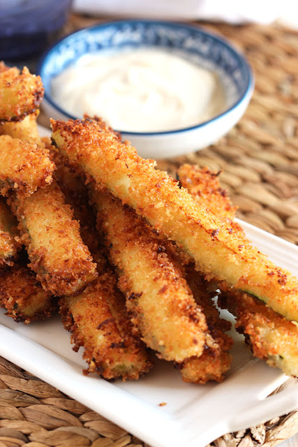 parmesan crusted zucchini fries