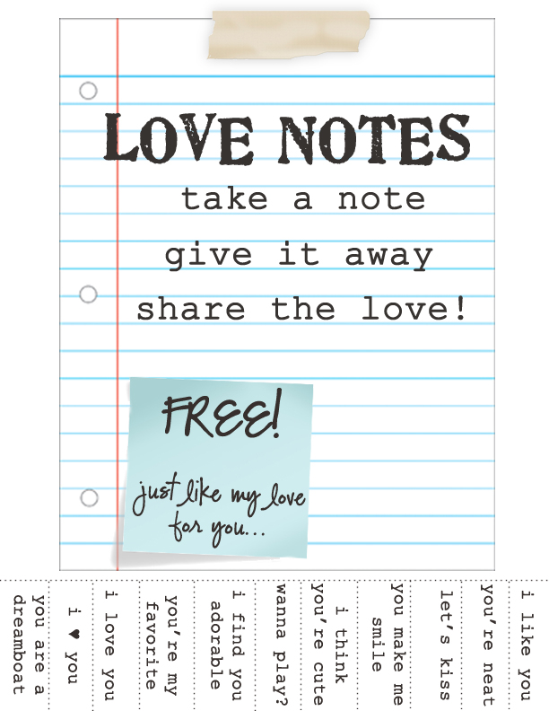 ... love notes cute love notes this one had a cute little cute love notes