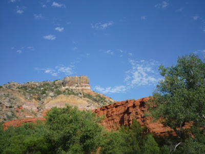 Uniformitarian geology cannot explain features in the Palo Duro Canyon.