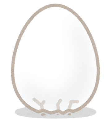 コロンブスの卵のイラスト