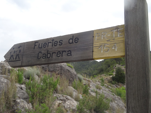 Beseit, Fortins de Cabrera, fortines de Ramón Cabrera , Beceite, señal, cartel, fuertes de Cabrera