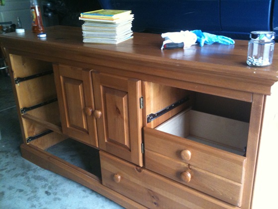 dresser before