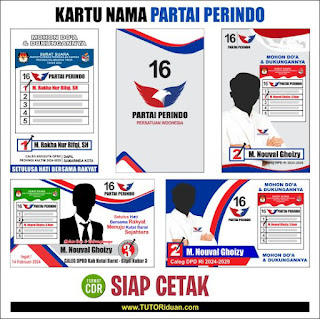 Kartu Nama Caleg Partai Perindo Pemilu 2024 CDR