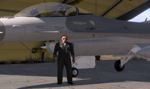 Arma3 F-16C Fighting Falcon アドオンのフライトスーツ