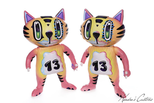 lucky frank the lucky cat 8 inch custom by kendras customs