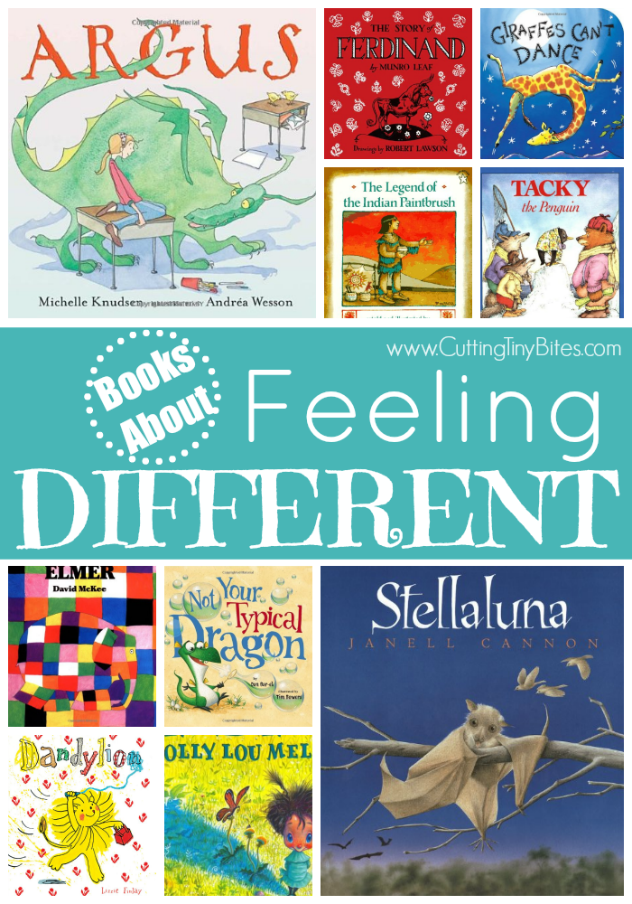 Books for kids about feeling different.  Help kids learn to love what makes them unique!  Brief reviews of each.