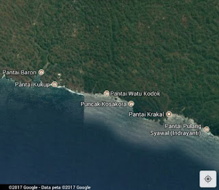 Google map pantai