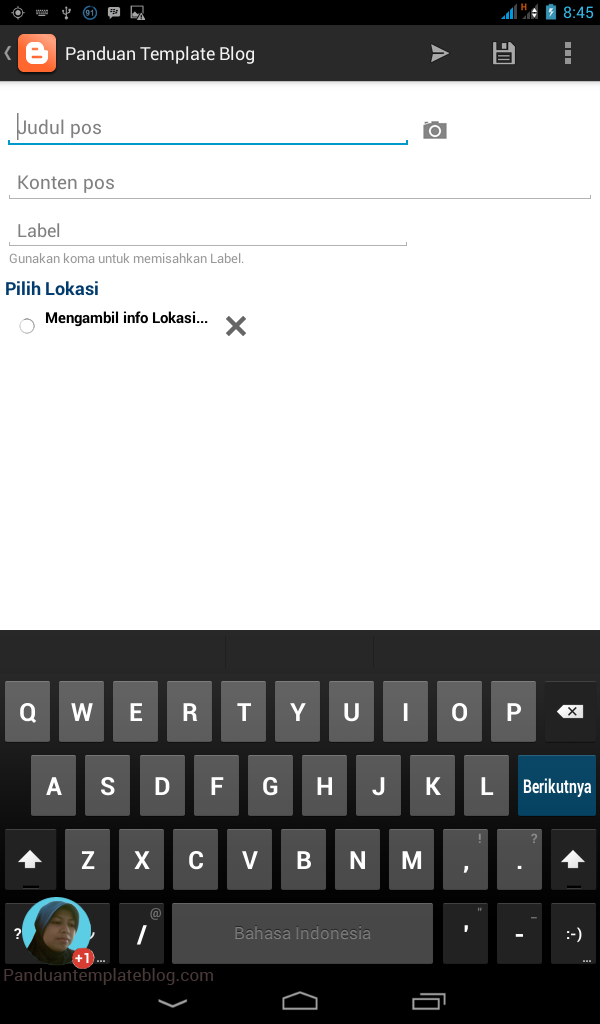 Cara Ngeblog Menggunakan Aplikasi Blogger di Android