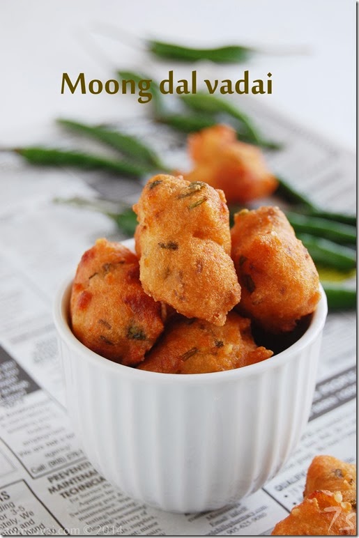 Moong dal vadai