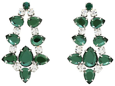 angelina jolie green earrings