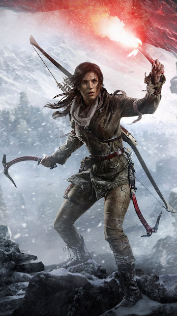 iphone xs rise of the tomb raider background