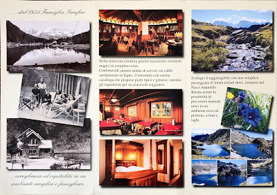 Brochure for Rifugio Lago Nambino.