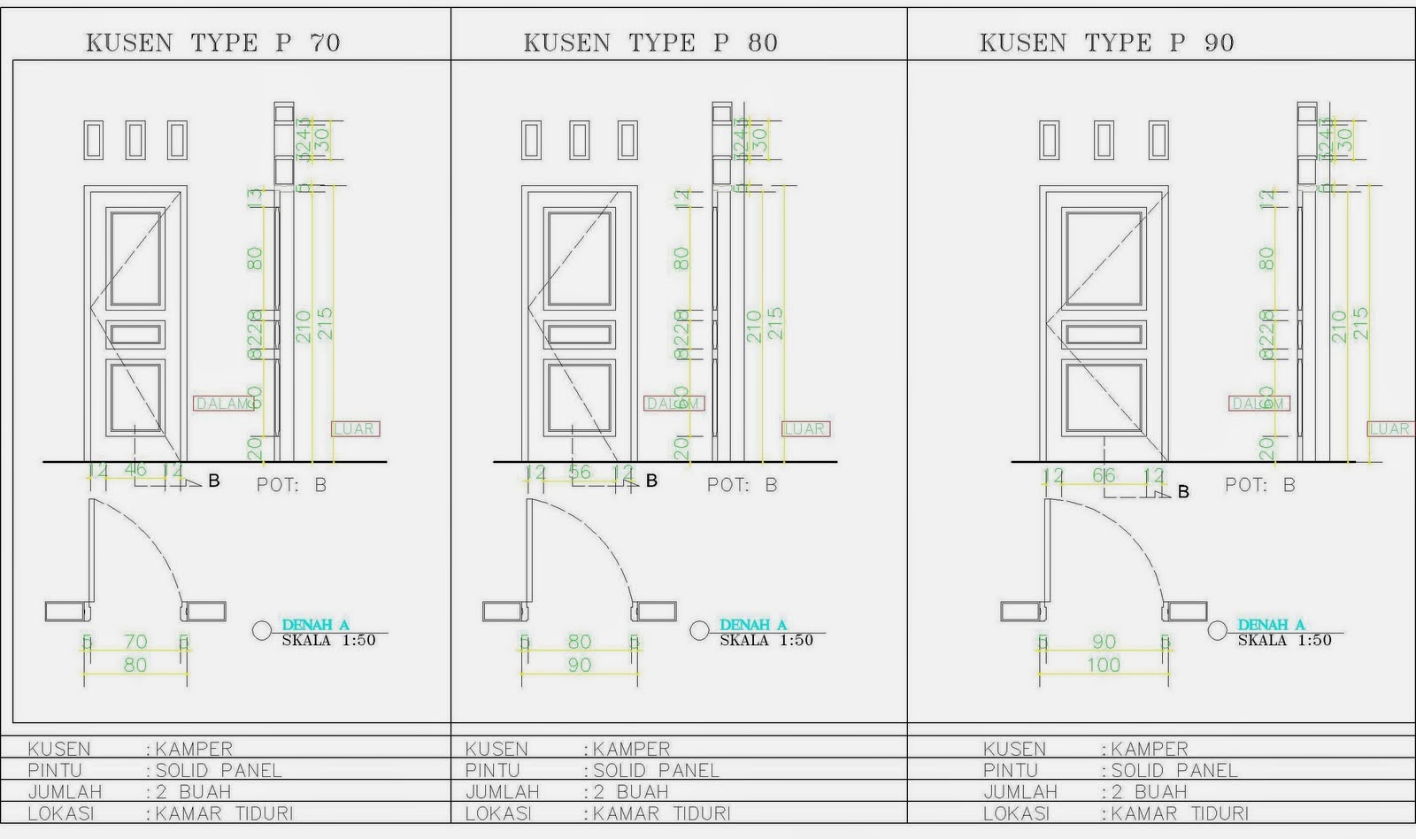 Cara Membuat Kusen Pintu Tunggal Dari Kayu Rumah 