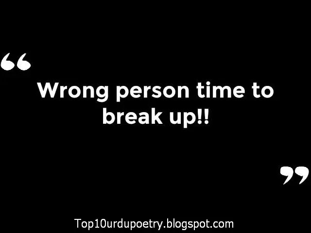 breakup poetry quotes status in english