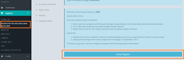 Workshop Tunjangan Profesi Guru 2018