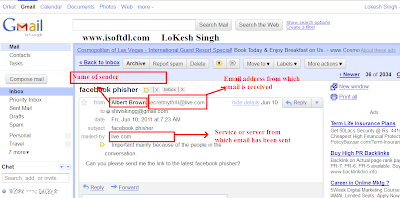 how to get senders information in Gmail