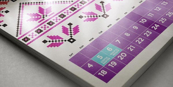 2013 calendar design