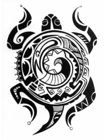 Turtle-maori-tattoo-stencil