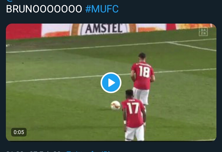 GOAL! Bruno Fernandes Scores 2nd Manchester United Goal (Video) 
