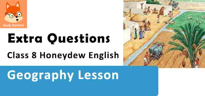 Geography Lesson Poem Important Questions Class 8 Honeydew English