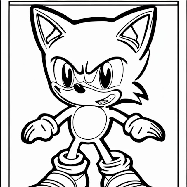 Sonic Prime coloring book, Sonic Prime, Coloring, Sheet