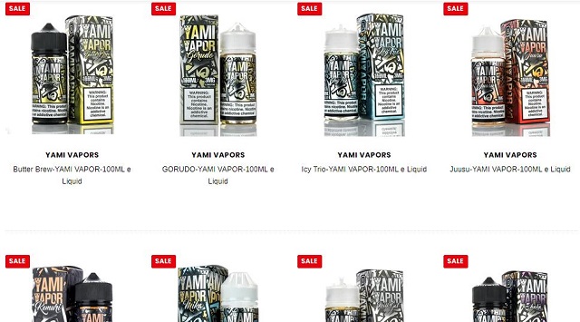 yami vapor e-juice vape juice