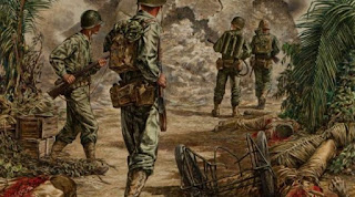 Gambaran perang dunia II di Sajikan dalam Lukisan
