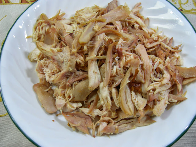 Roast chicken pulled