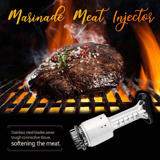 Professional Meat Tenderizer Needle Marinade Injector