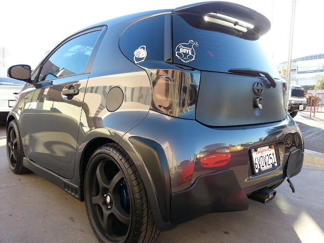 Custom Scion iQ exhaust