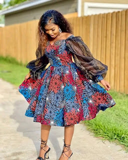 Latest Ankara short gown styles 2022