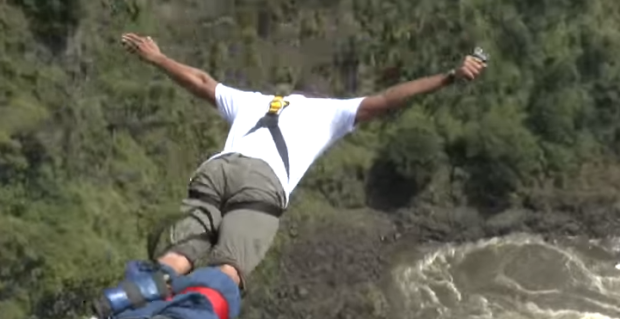 Will Smith bungee jumping off his bucket list