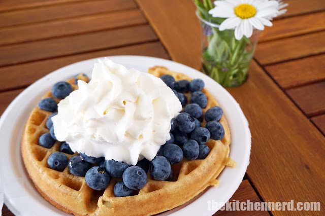 Krause Berry Farms & Estate Winery Blueberry Waffle | The Kitchen Nerd