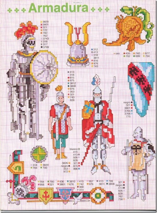 armaduras  punto cruz (1)