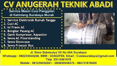 Service Mesin Cuci Panggilan di Ketintang Surabaya Murah