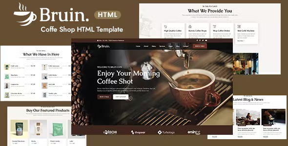Best Coffee Shop HTML Template