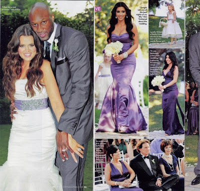 Wedding Khloe Kardashian and Lamar Odom