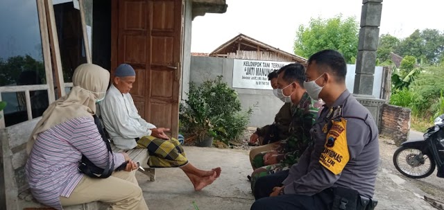 BABINSA MULUR, BANTU PETUGAS KETAT DATA WARGA YANG PULANG KAMPUNG