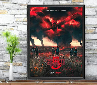 Stranger Things Season 5 Poster Final Season Wall Art Poster