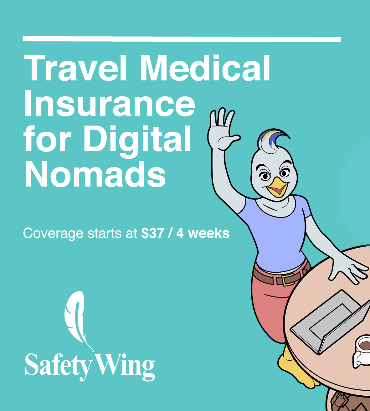 SafetyWing Travel Medical Insurance for Digital Nomads