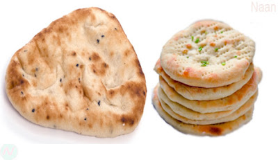 Naan, nan food,নান্‌ রুটি