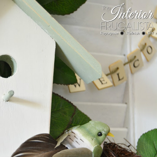 A Unique Birdhouse Spring AND Summer Wreath DIY