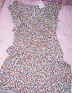 dp floral tea dress